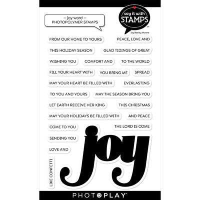 Photoplay, Joy Sentiment Builder Stamp