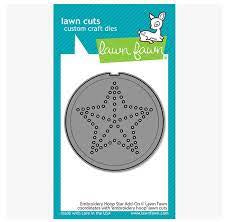 Lawn Fawn, Embroidery Hoop Add-On, Star