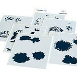 Pink Fresh Studio, Flower Garden Stencil Set 6 pcs