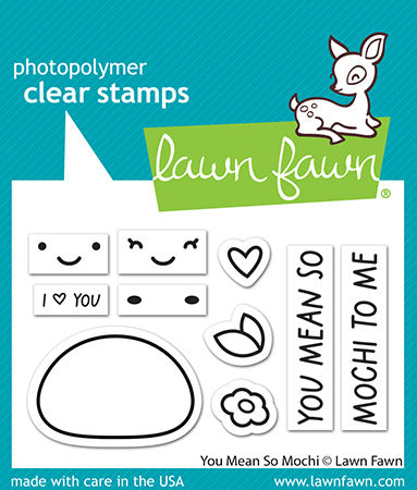 Lawn Fawn, You mean so Mochi Stamp & Die set