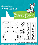 Lawn Fawn, You mean so Mochi Stamp & Die set