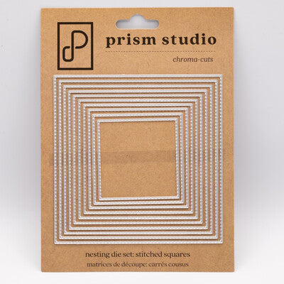 Prism Studio, Chroma-cuts Stitched Stitched Squares Die Cuts