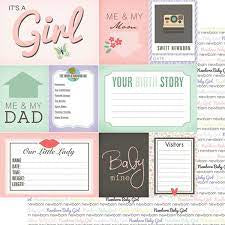 Scrapbook Customs, Baby girl - Newborn