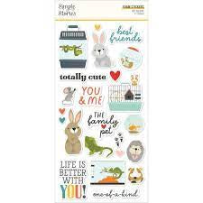 Simple stories, Pet Shoppe, Foam stickers