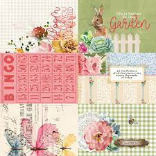 Simple Stories, Simple Vintage Spring Garden, 12 x 12 Patterned Paper, 4 x 6 Elements