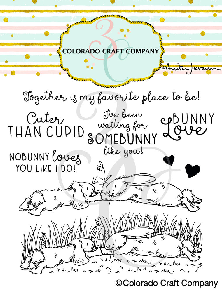 Colorado Craft Company, Bunny Love Stamp