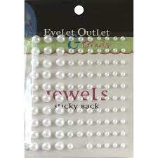 Eyelet Outlet, White Pearls
