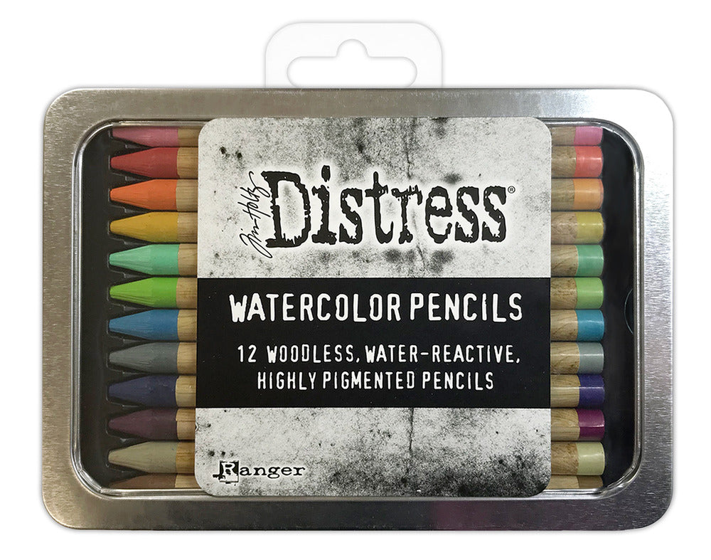 Distress, Watercolor pencils #2