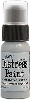 Tim Holtz, Distress Paint, Weathered Wood Paint, Dabber top