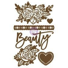 Prima Marketing, Decorative Chipboard, Beauty Arises