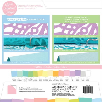 American Crafts, Cardstock 60 Pack, Pastel