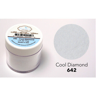 Elizabeth Crafts, Silk Microfine Glitter, Cool Diamond