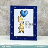 Paper Rose Studio, Valentine Giraffe Stamp