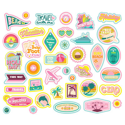 Simple Stories, Just Beachy Sticker Bits