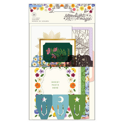 American Crafts, Crate Paper, Moonlight Magic Stationary Magic