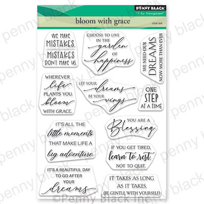 Penny Black, Bloom With Grace Stamp