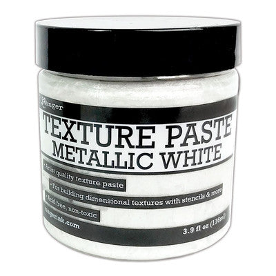 Ranger, Metallic White Texture Paste-