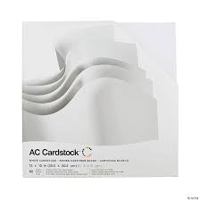 American Crafts, Cardstock 60 White