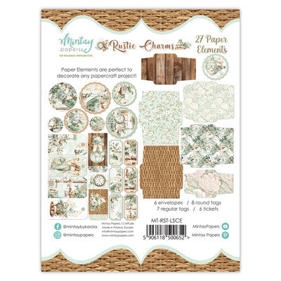 Mintay, Rustic Charms Paper Elements