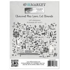 49 and Market, Charcoal Mini Laser Mini cut elements