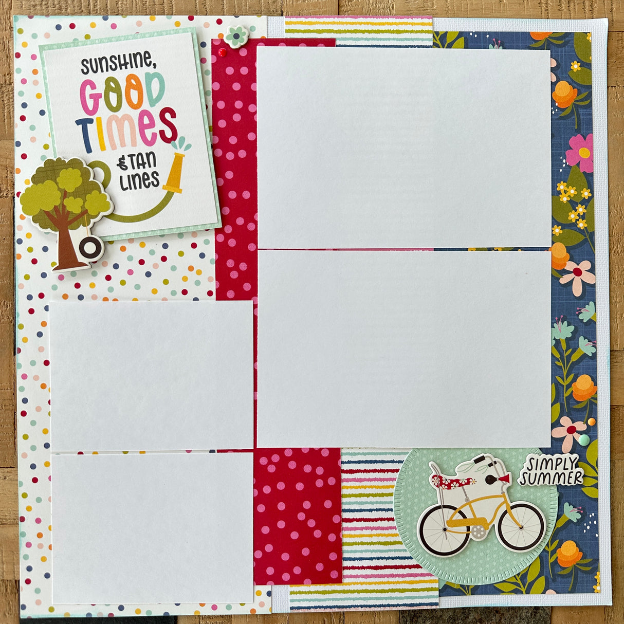 TSC, Summer Layout Kit- 2- 2 Pages