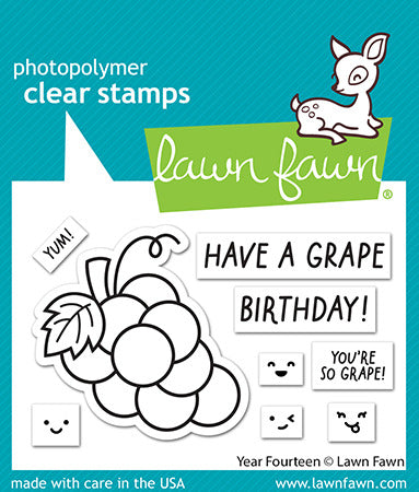 Lawn Fawn, Year Fourteen Stamp & Die Set