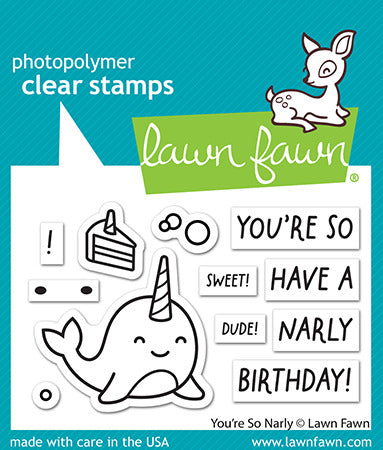 Lawn Fawn, You’re So Narly Stamp