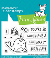 Lawn Fawn, You’re So Narly Stamp