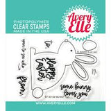 Avery Elle, Bunny Tag Stamp & Die Set