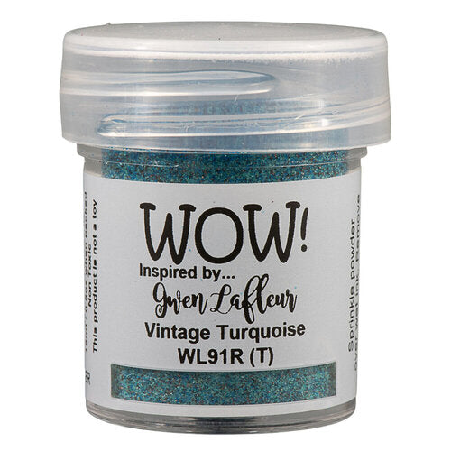 WOW, Embossing Powder - Vintage turquoise