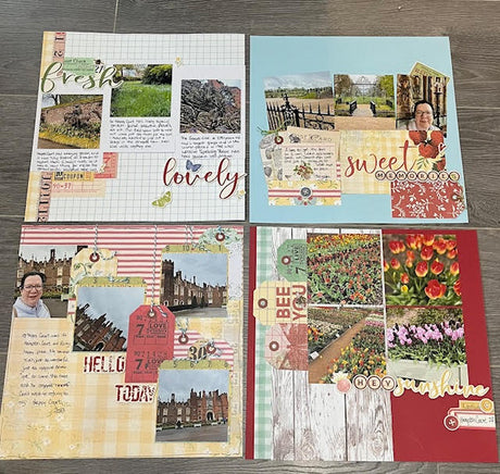 Thunder Bay Class: Fresh & Lovely 4 page Scrapbooking Class with Kathy
