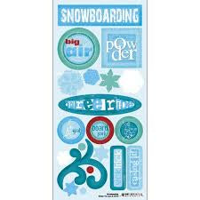 Scrapbook Customs, Snowboarding  Stickers