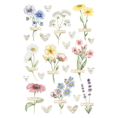 Simple Stories, Simple Vintage Meadow Flowers Sticker Book