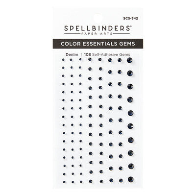 Spellbinders, Color Essentials Gems, Denim