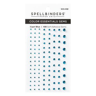 Spellbinders, Color Essentials Gems, Capri Blue