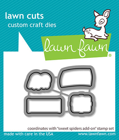 Lawn Fawn, Sweet Spiders Add On Stamp & Die set