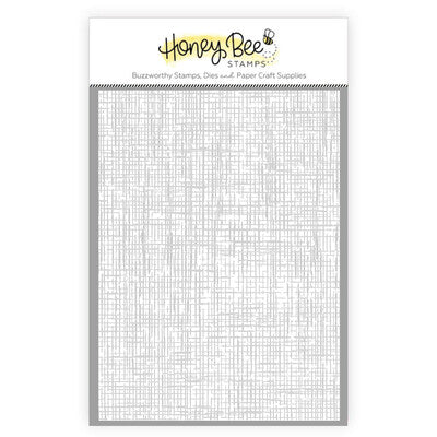 Honey Bee Stamps, Burlap 3D Embossing Folder