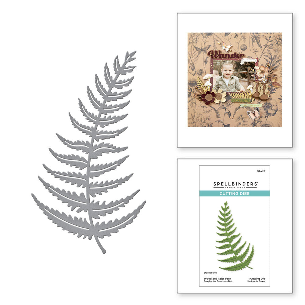 Spellbinders; Woodland Tales Fern; Die