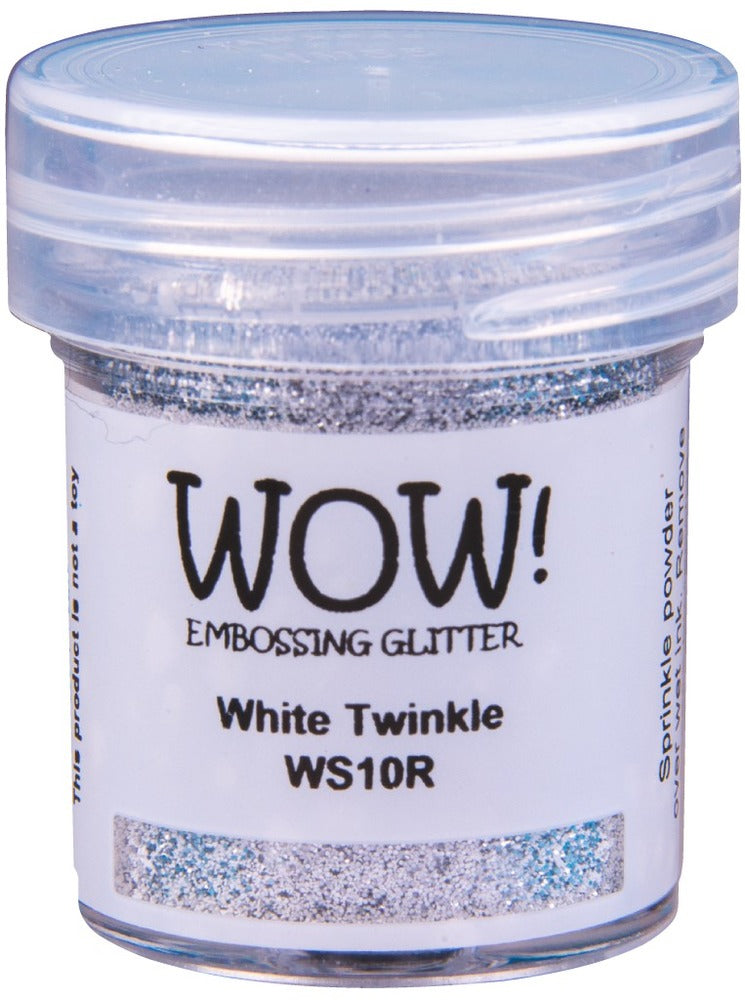 Wow! Embossing Powder, White Twinkle