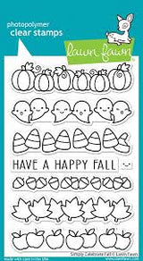 Lawn Fawn, Simply Celebrate Fall Stamp & Die set