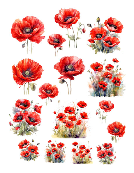 Simply Stated, Canadian Poppies Collection