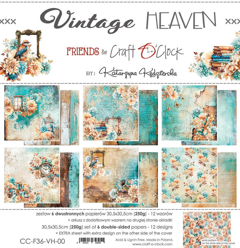 Craft O’Clock, Vintage Heaven Paper Pack