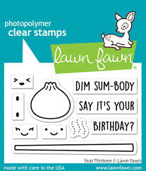 Lawn Fawn, Year Thirteen Stamp