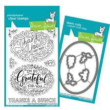 Lawn Fawn, Giant You Messages Stamp & Die set