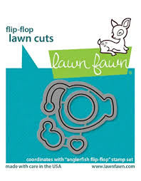 Lawn Fawn, Anglerfish Flip Flp Die cut