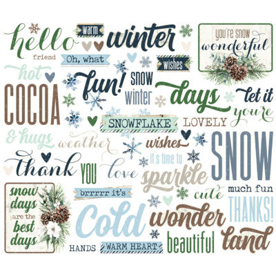 Simple Stories, Fresh Snow, Sentiments Bits