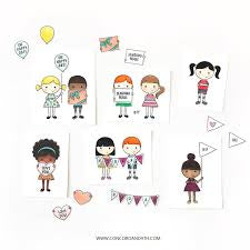 Concord & 9th, Petite Pals Stamp Set