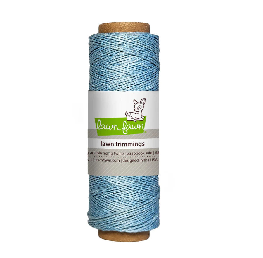 Lawn Fawn, Lawn Trimmings, Hemp Twine, Sky Blue