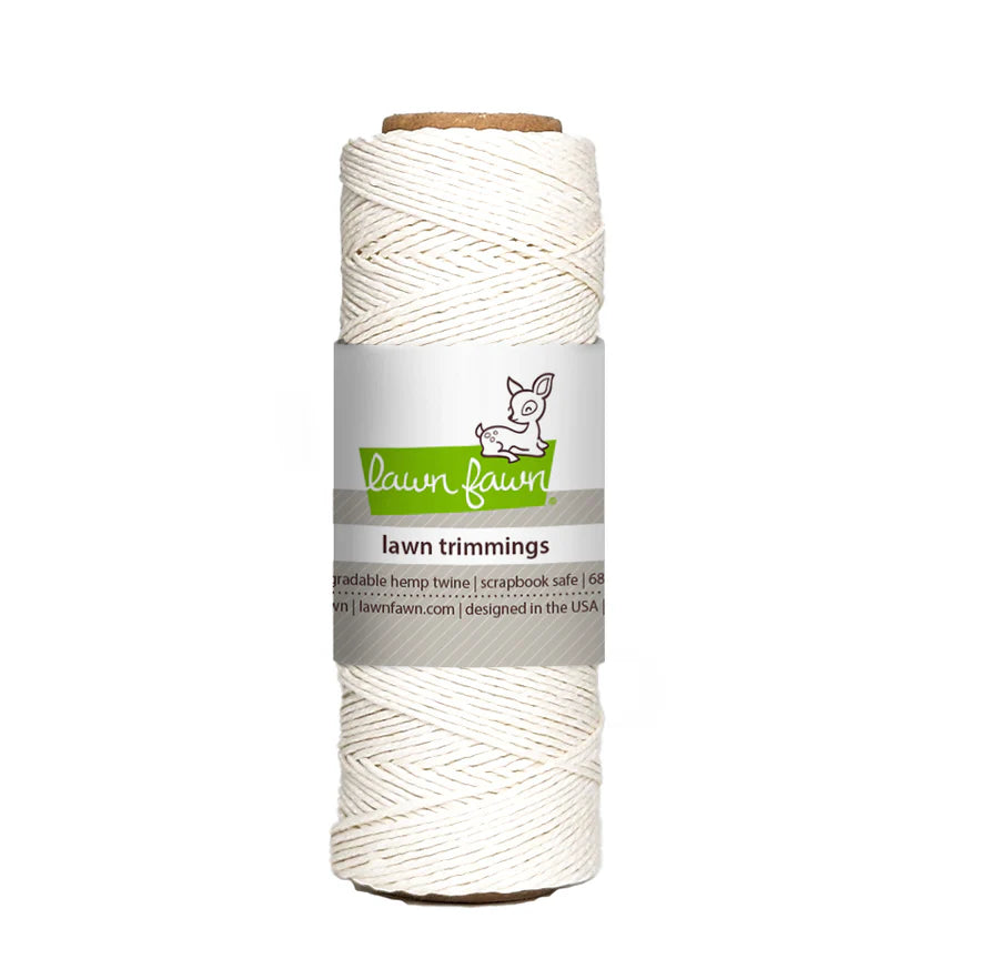 Lawn Fawn, Lawn Trimmings, White Hemp Twine