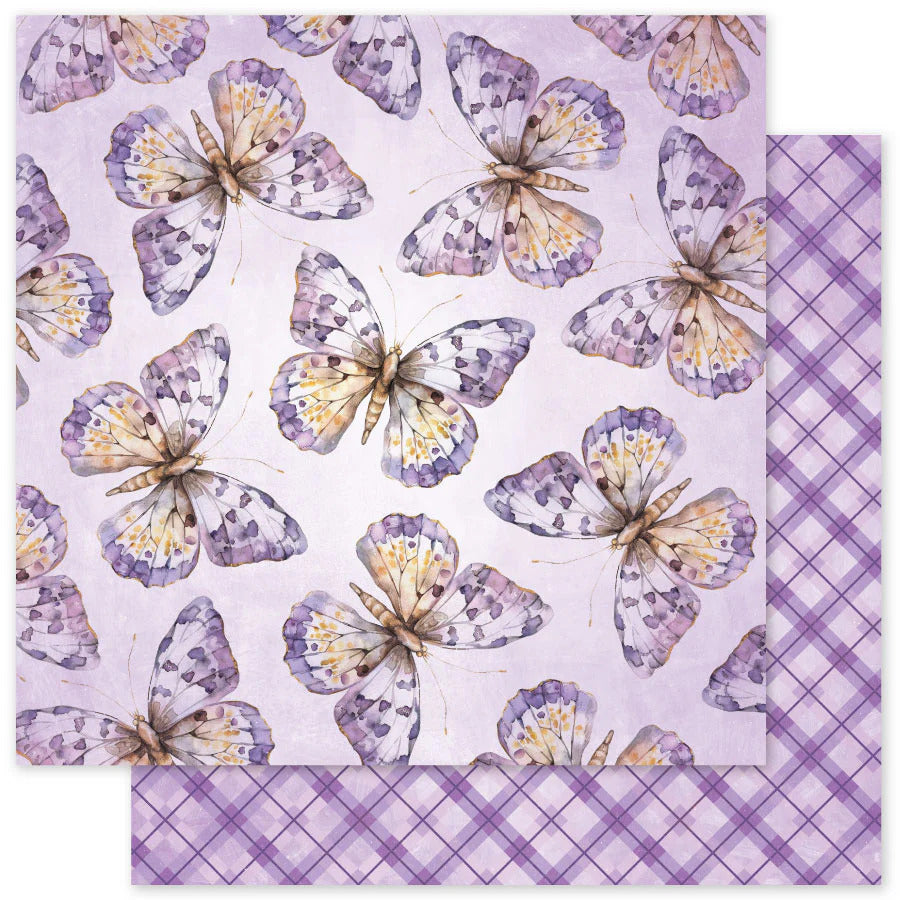 Paper Rose, Lavender & Fairies F